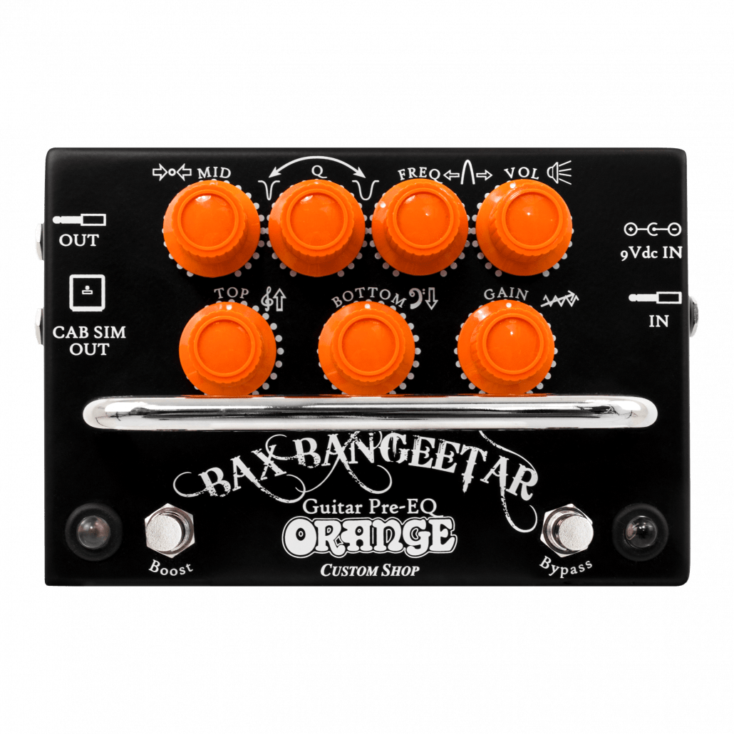 Orange BAX BANGEETAR Pre EQ (Black) – Tone Garages