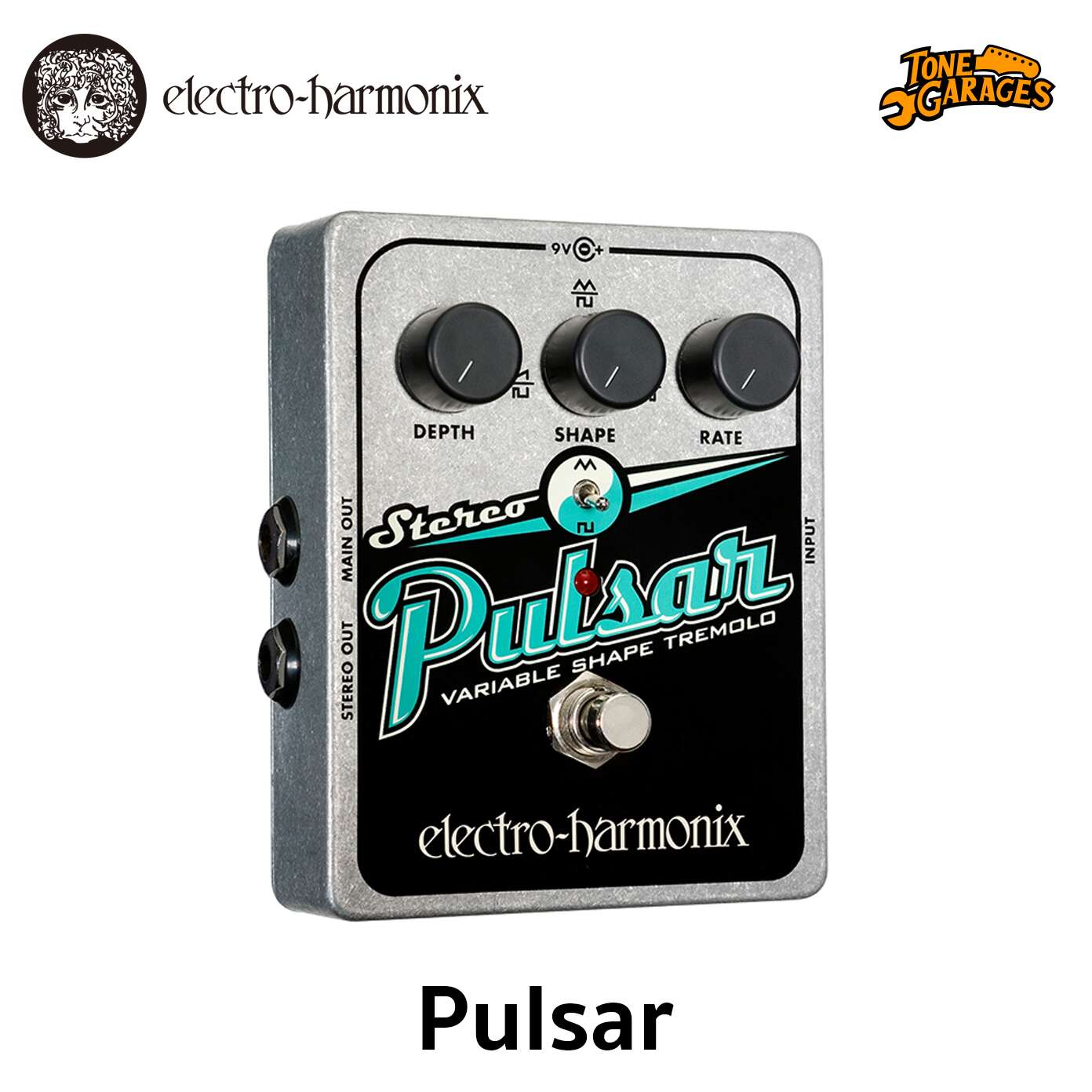 Electro-Harmonix Stereo Pulsar Variable Shape Analog Tremolo