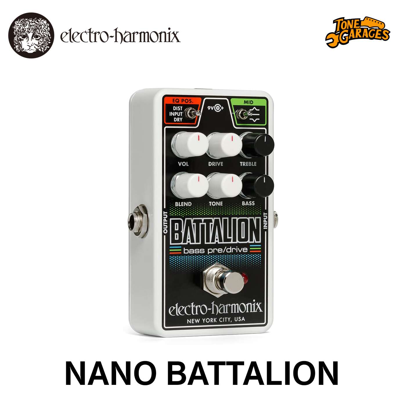 Electro-Harmonix Nano Battalion Bass Preamp and Overdrive – Tone