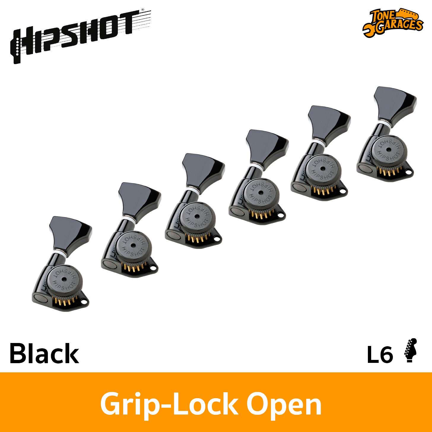 Hipshot 6 Inline Grip-Lock Open 10mm Non-Staggered 6K1GL0C - Foto 3