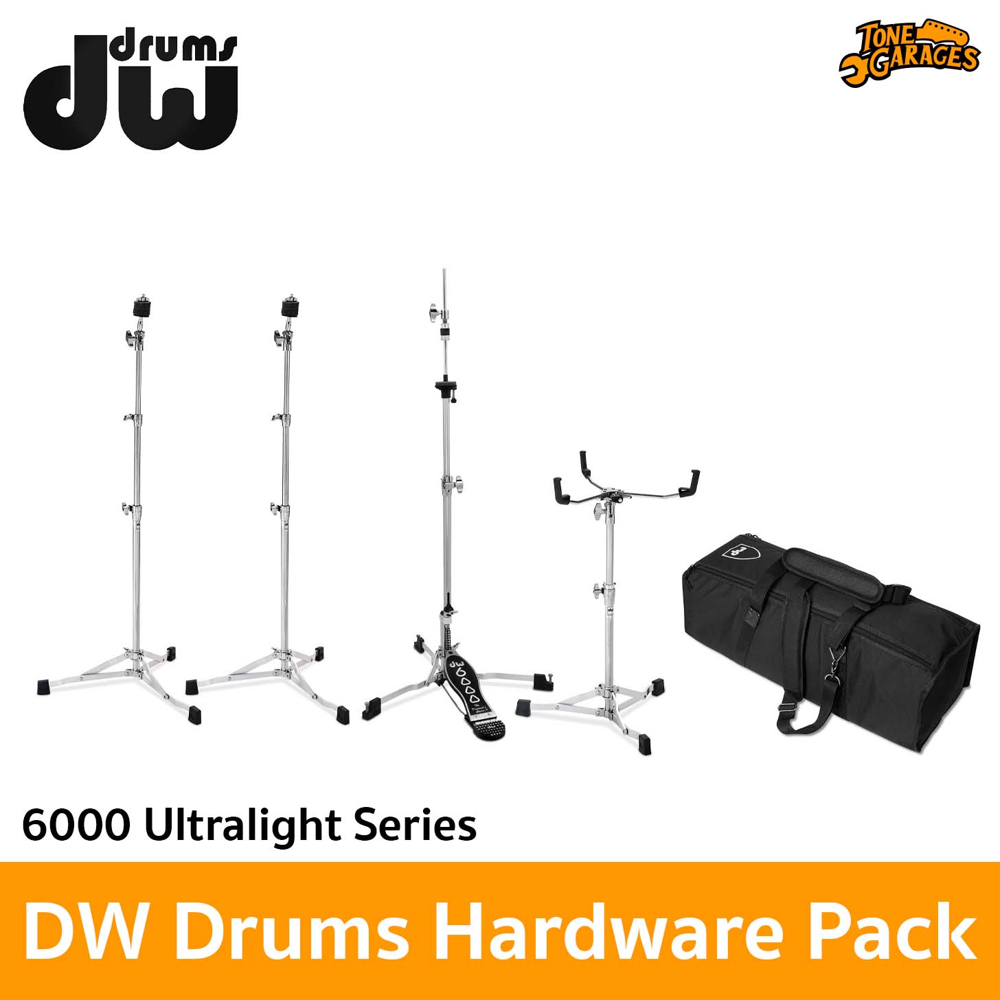 DW Drums CP6000ULPK Series 6000 Ultralight Hardware Pack – Tone