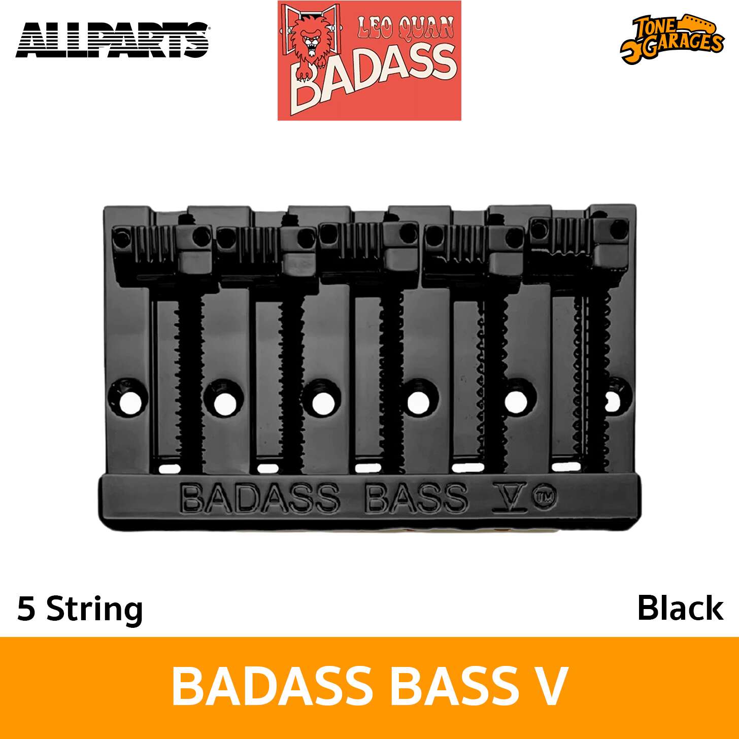 Allparts BADASS BASS V Bass 5 String Bridge for Fender หย่องเบส 5