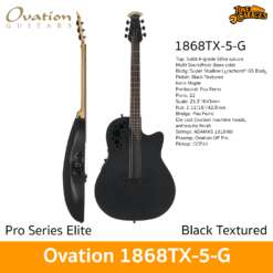 Ovation Guitars Pro Series Elite 1868TX Super Shallow E-Acoustic Guitar