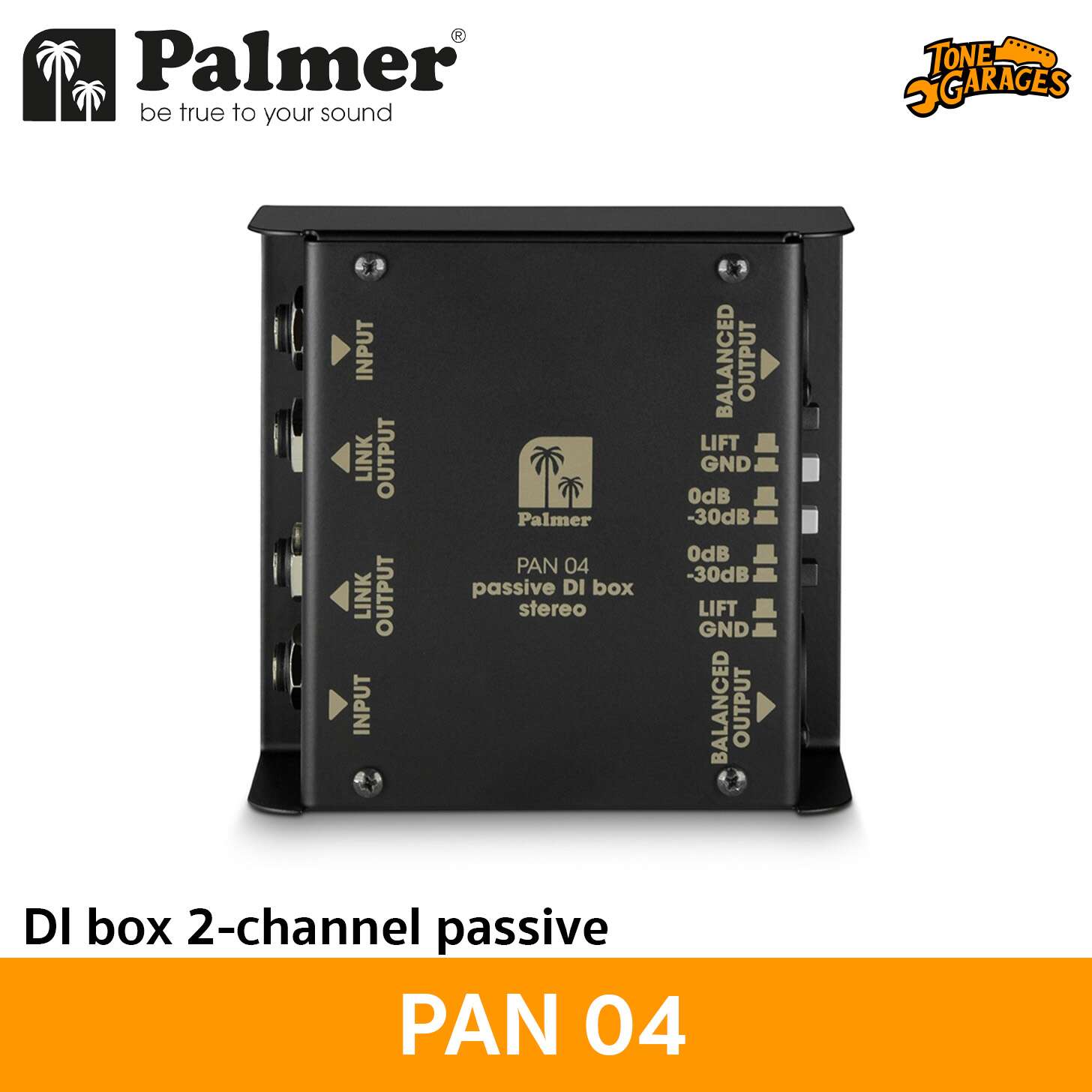 Palmer PAN 04 DI box 2-channel passive – Tone Garages