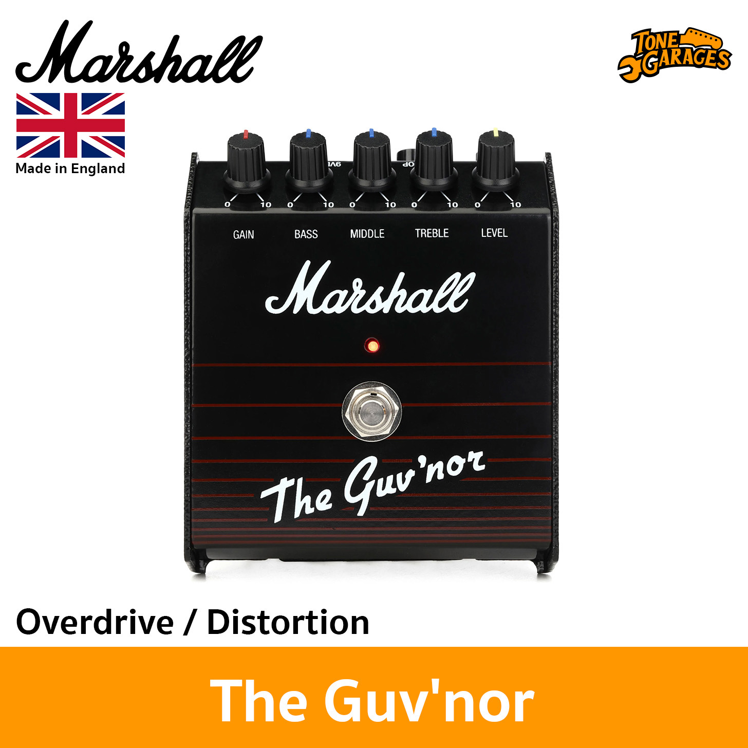 Marshall The Guv'nor Overdrive/Distortion Pedal – Tone Garages
