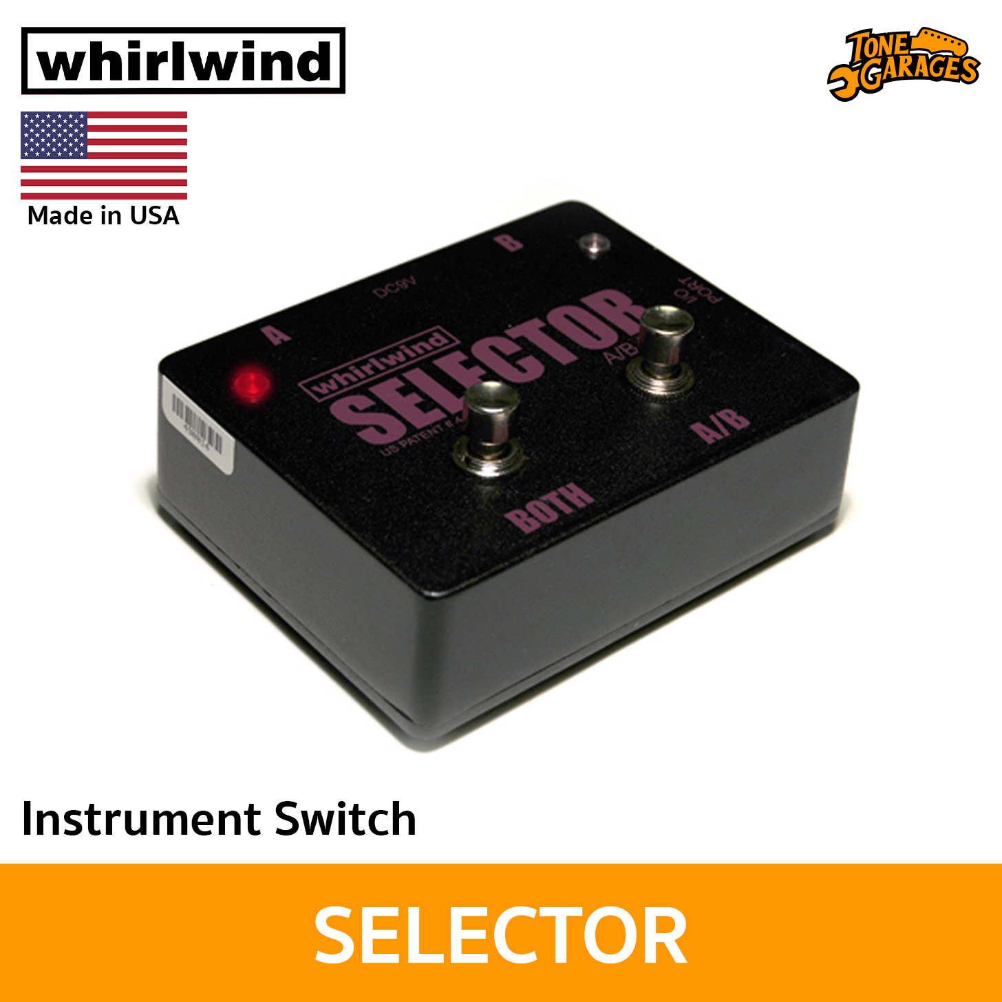 Whirlwind SELECTOR Instrument Switch Made in USA – Tone Garages