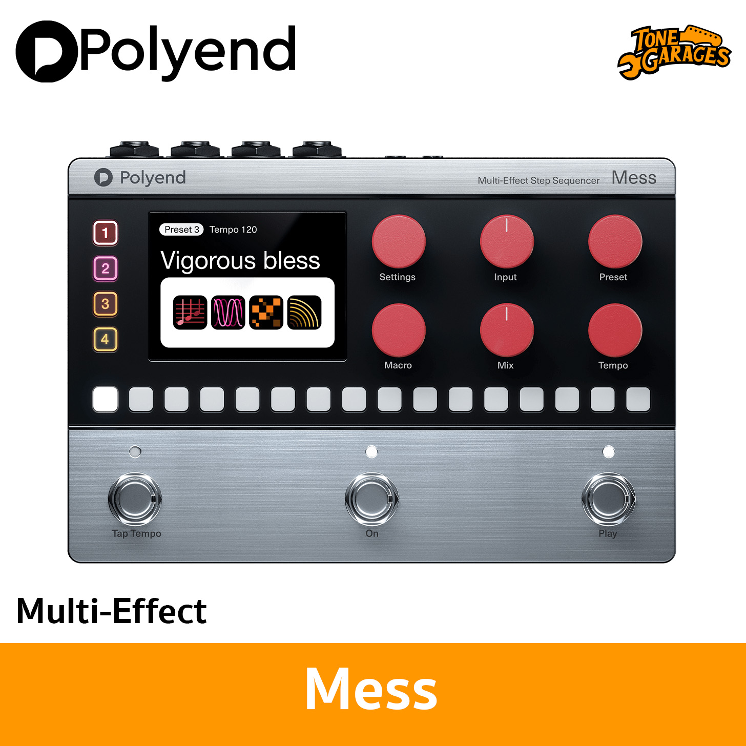 Polyend Mess Multi-Effect Step Sequencer มัลติเอฟเฟค – Tone Garages