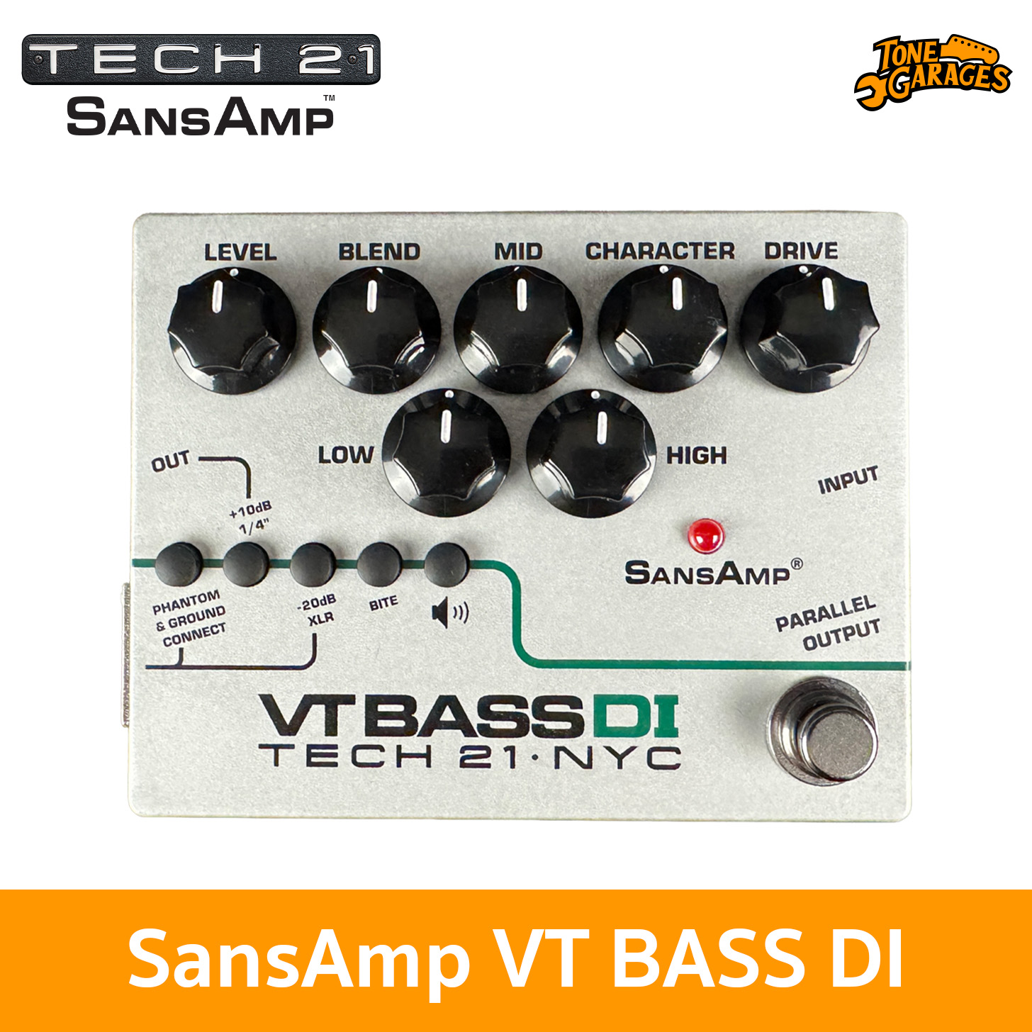 Tech 21 SansAmp VT BASS DI – Tone Garages