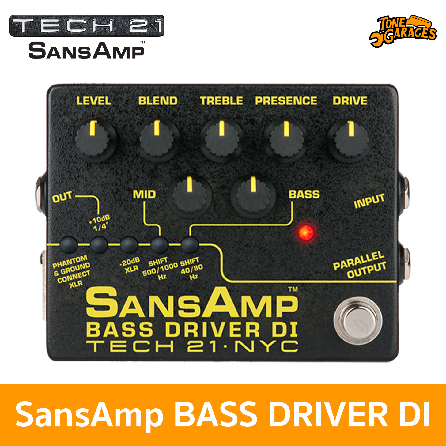 Tech 21 SansAmp BASS DRIVER DI – Tone Garages