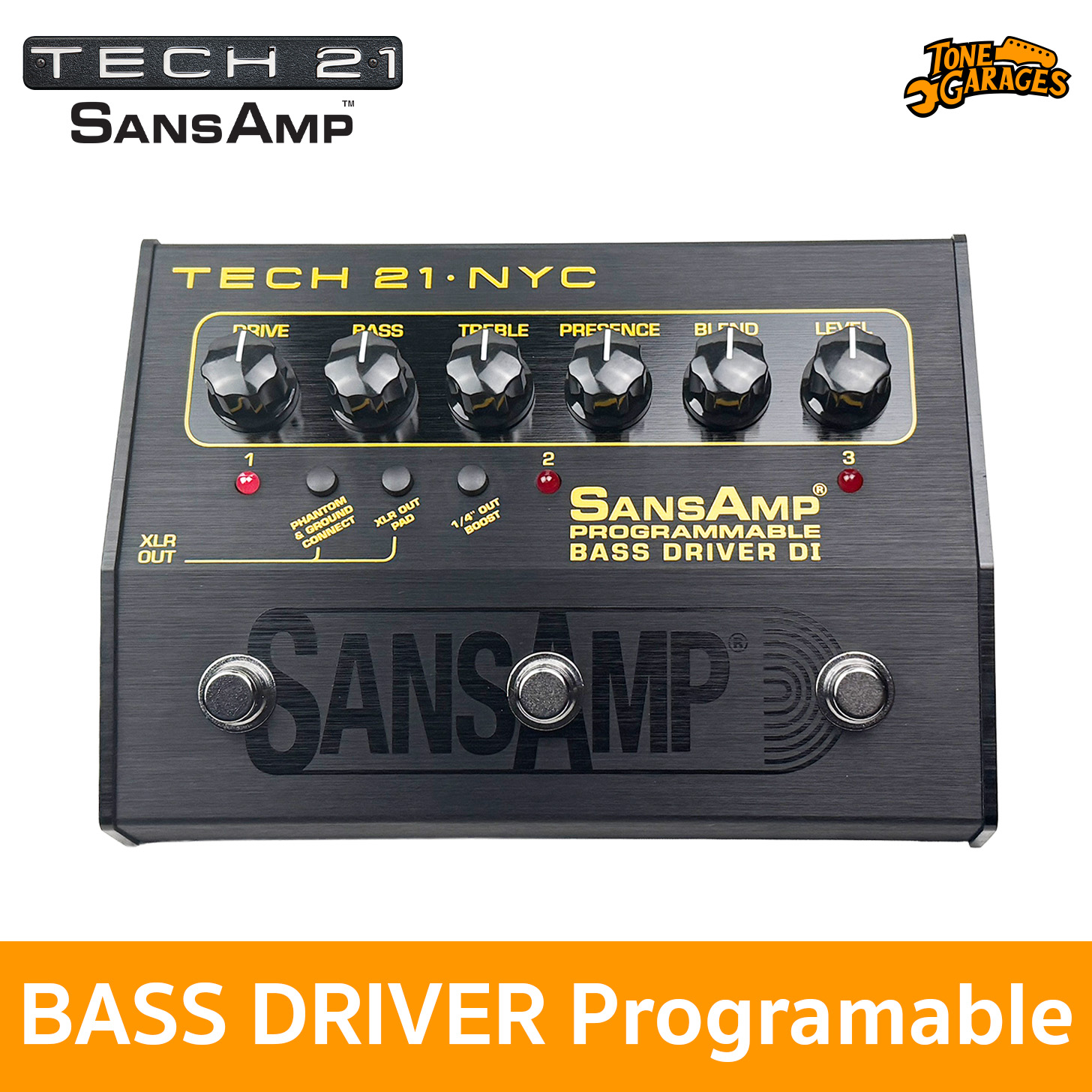 Tech 21 SansAmp BASS DRIVER PROGRAMMABLE – Tone Garages