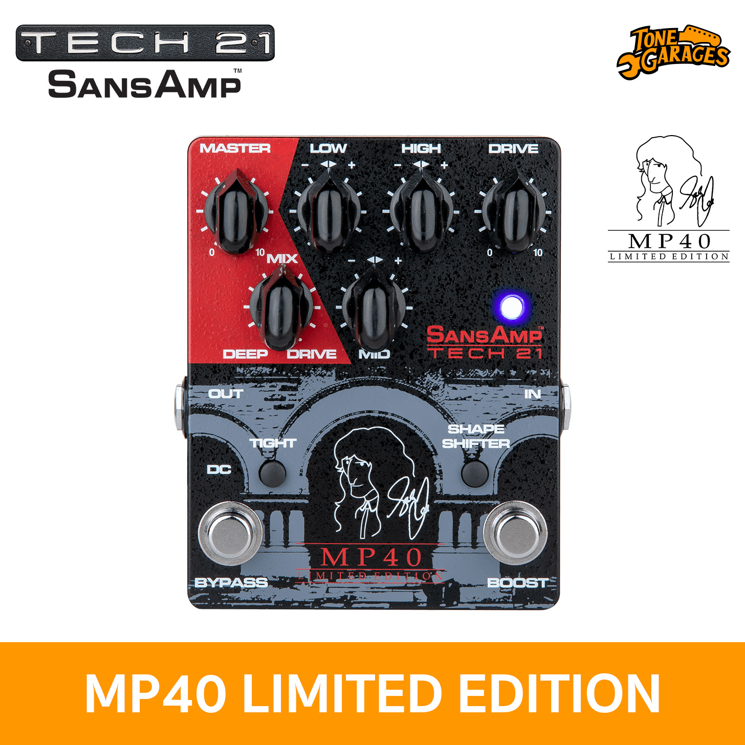Tech 21 SansAmp MP40 LIMITED EDITION – Tone Garages