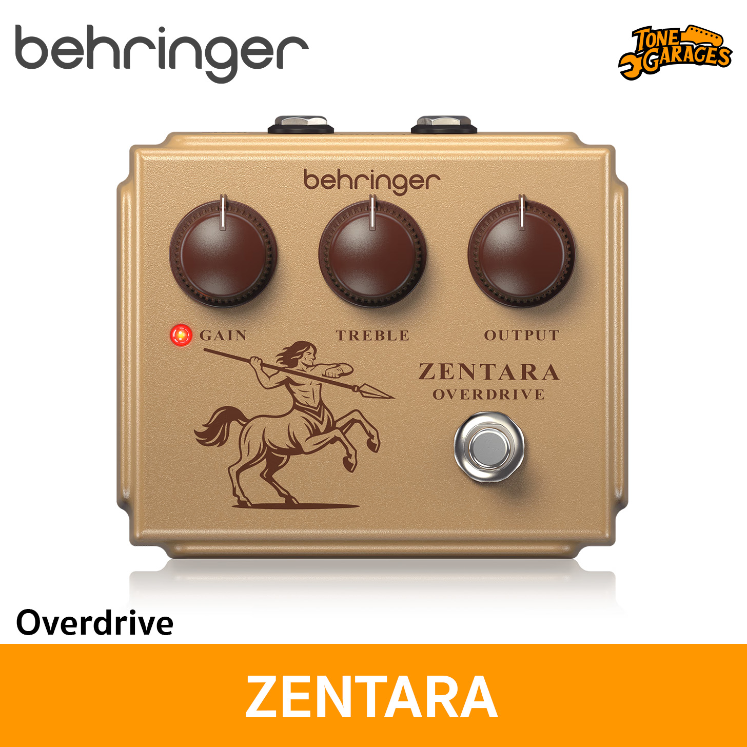 Behringer ZENTARA Overdrive Pedal เอฟเฟคกีต้าร์ – Tone Garages