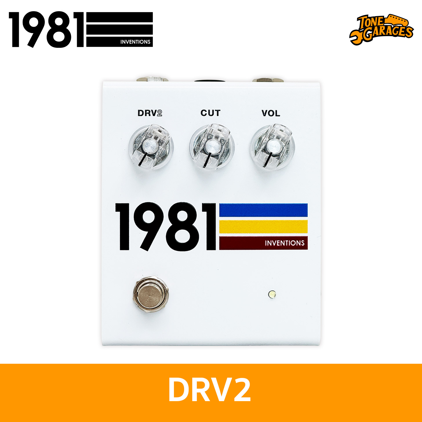 1981 INVENTIONS DRV2 High Quality and Unique Distortion Pedal